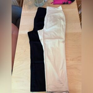 GAP Maternity Full Panel Straight Khakis